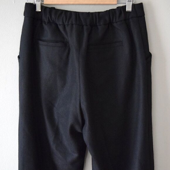 BANANA REPUBLIC Tapered Italian Wool-Blend Pant, Black, Size 10 Long - Picture 10 of 16